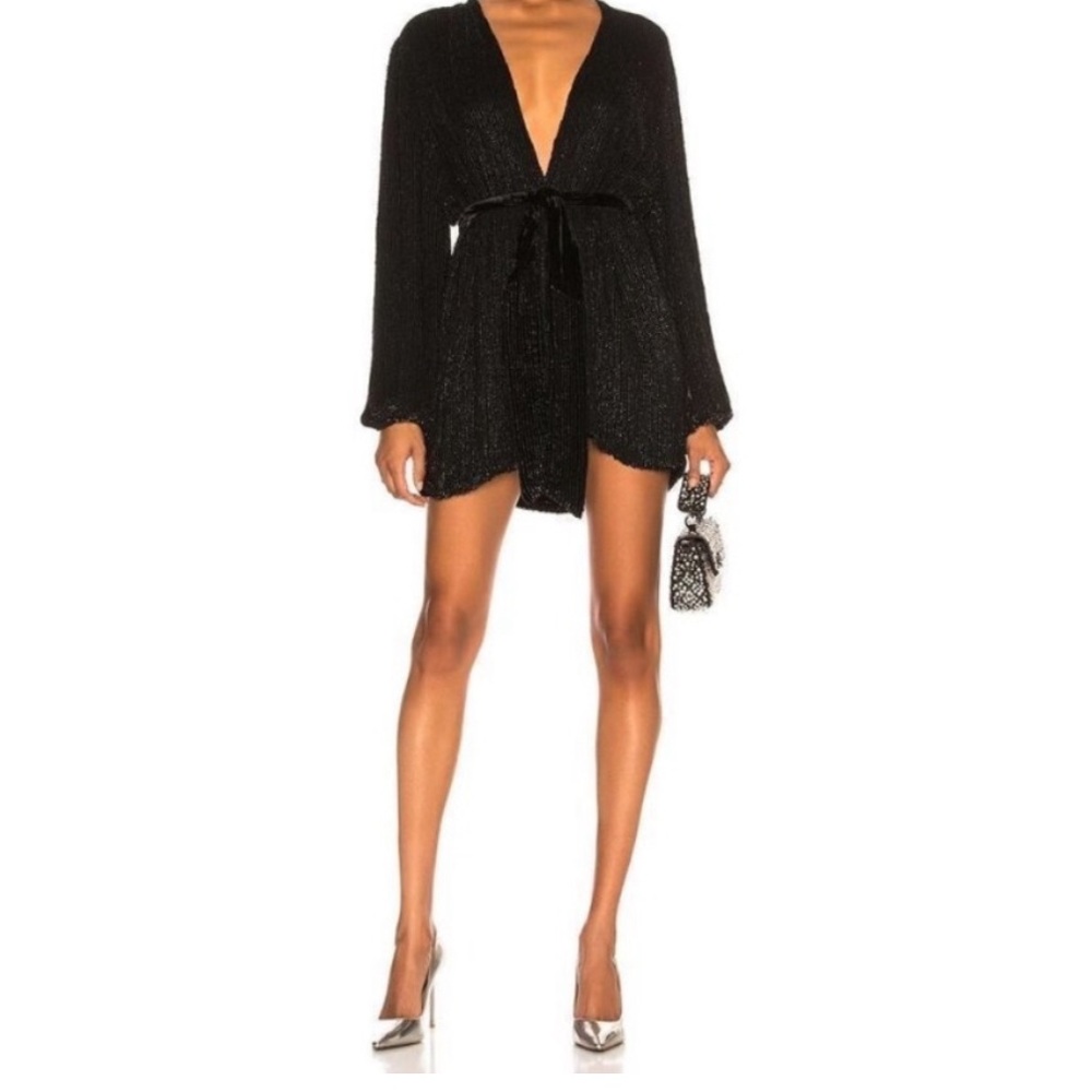 Retrofete Sequin Robe Dress